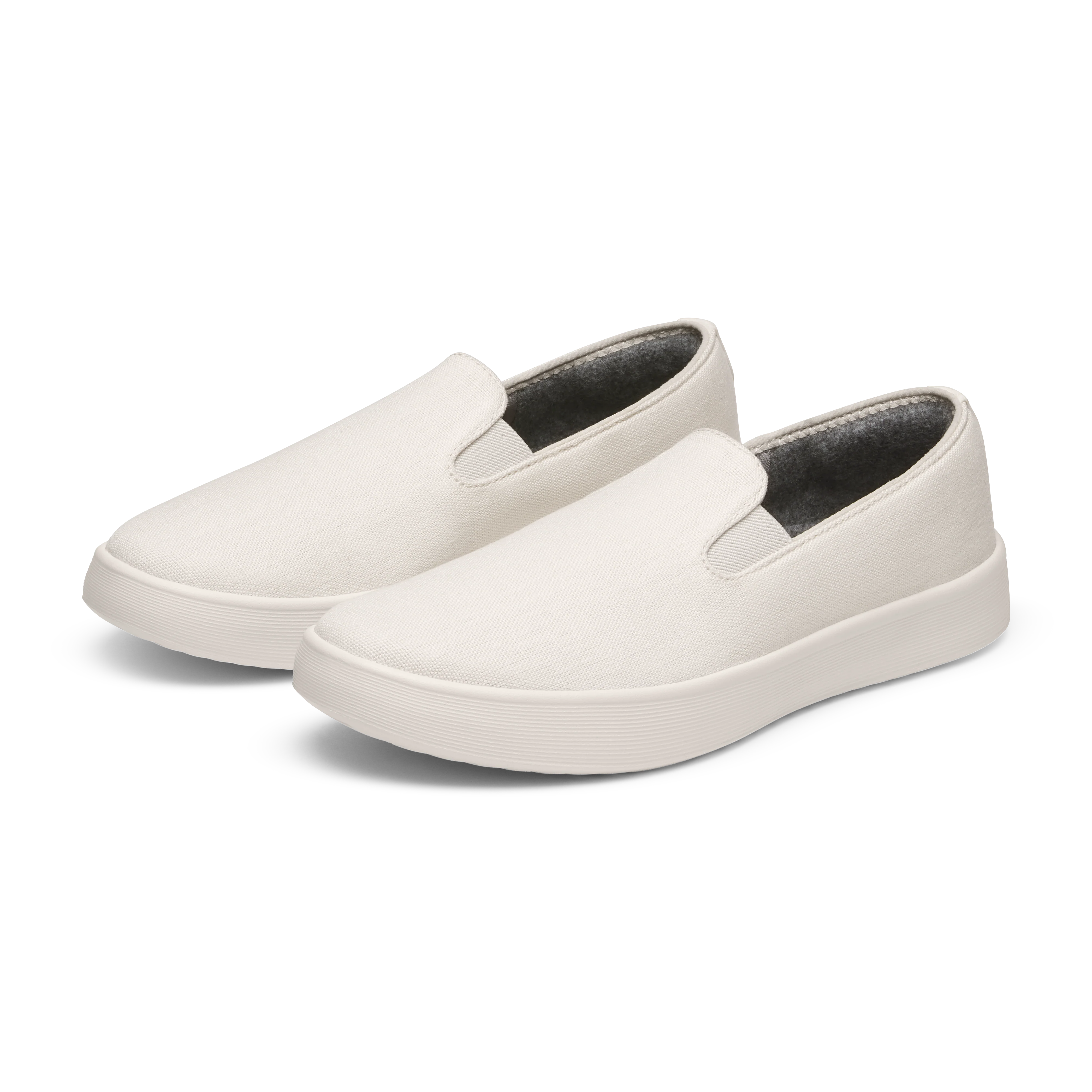 Women's Canvas Cruiser Slip On - Warm White (Natural White Sole) 5 Women's Canvas Cruiser Slip On - Warm White (Natural White Sole)