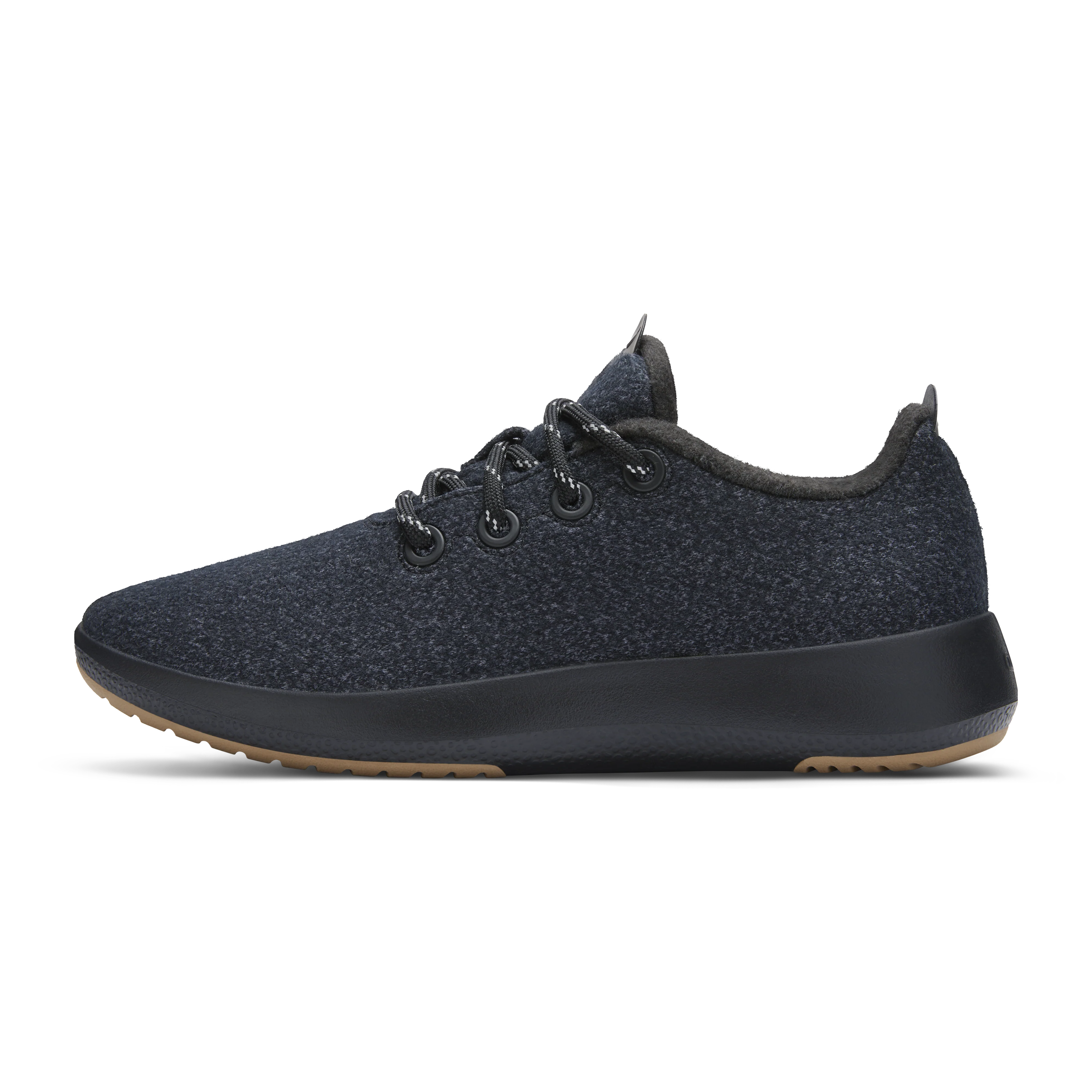 Women's Wool Runner-up Mizzle - Natural Black (Rugged Khaki Sole)