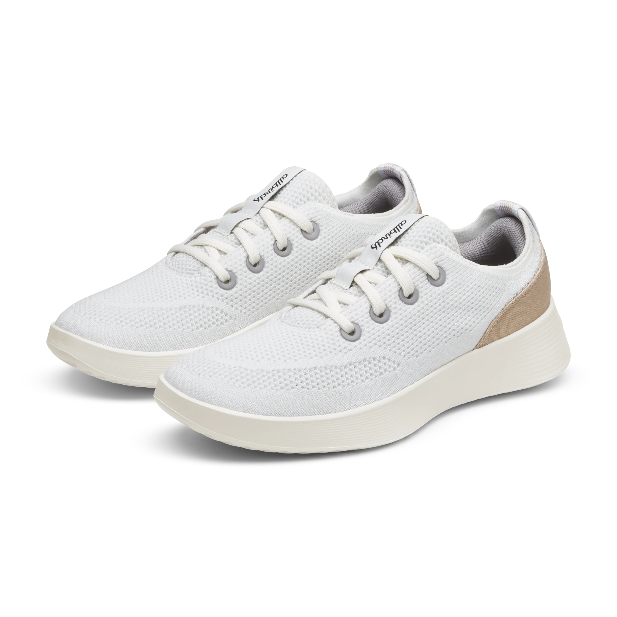 Women's Tree Runner Go - Blizzard/Light Khaki (Natural White Sole) 5 Women's Tree Runner Go - Blizzard/Light Khaki (Natural White Sole)