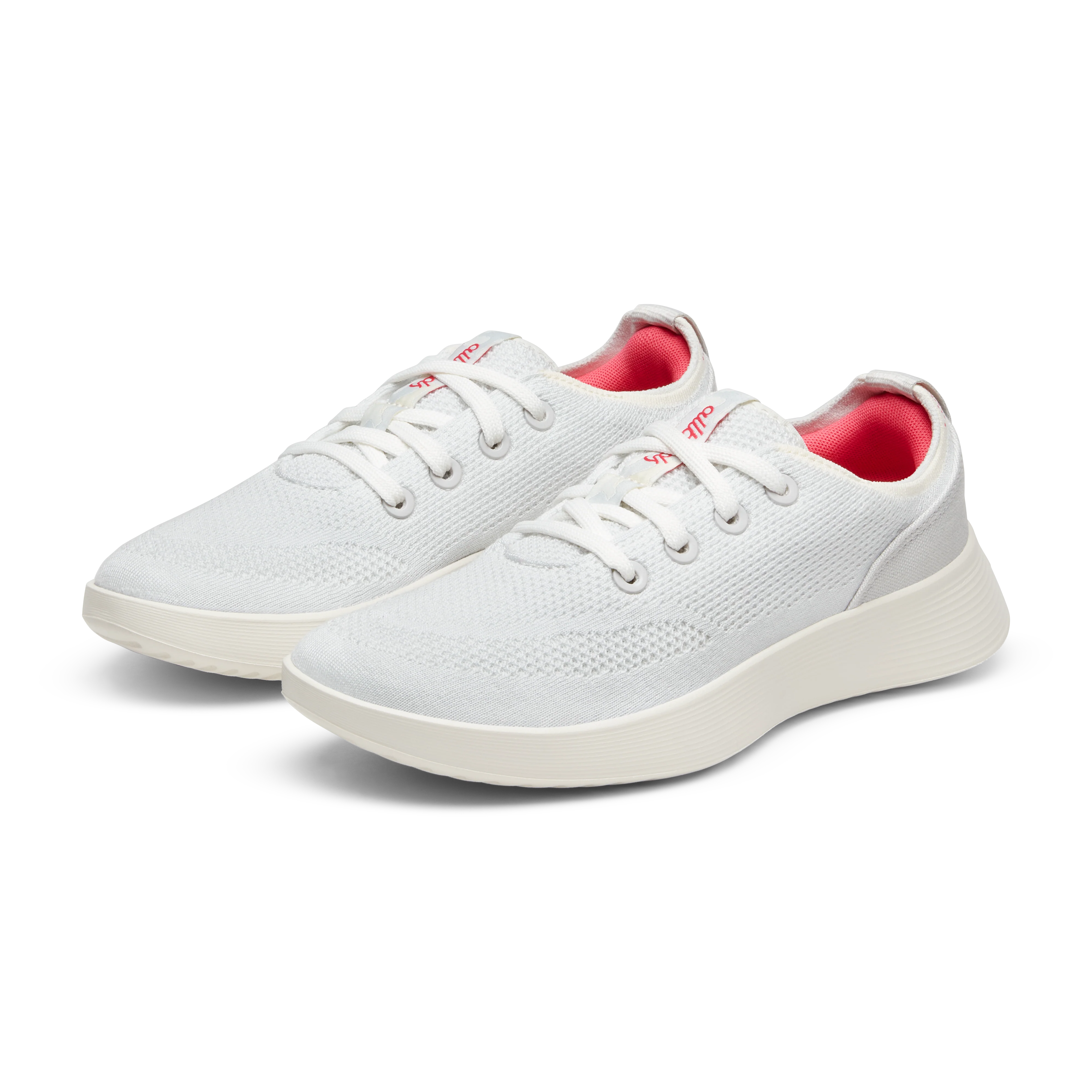 Women's Tree Runner Go - Blizzard/Vivid Red (Natural White Sole) 6 Women's Tree Runner Go - Blizzard/Vivid Red (Natural White Sole)