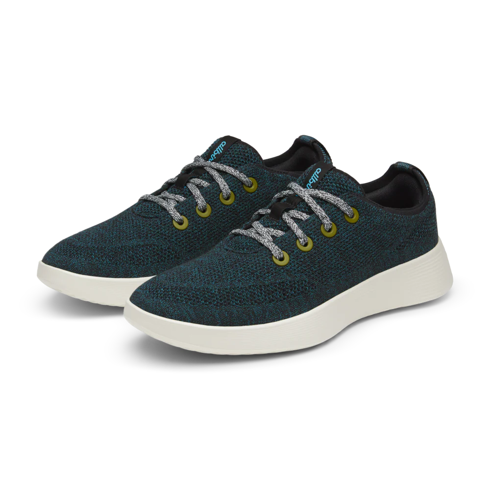 Women's Tree Runner Go - Chasm Teal/Natural Black (Stony Cream Sole) 3 Women's Tree Runner Go - Chasm Teal/Natural Black (Stony Cream Sole)