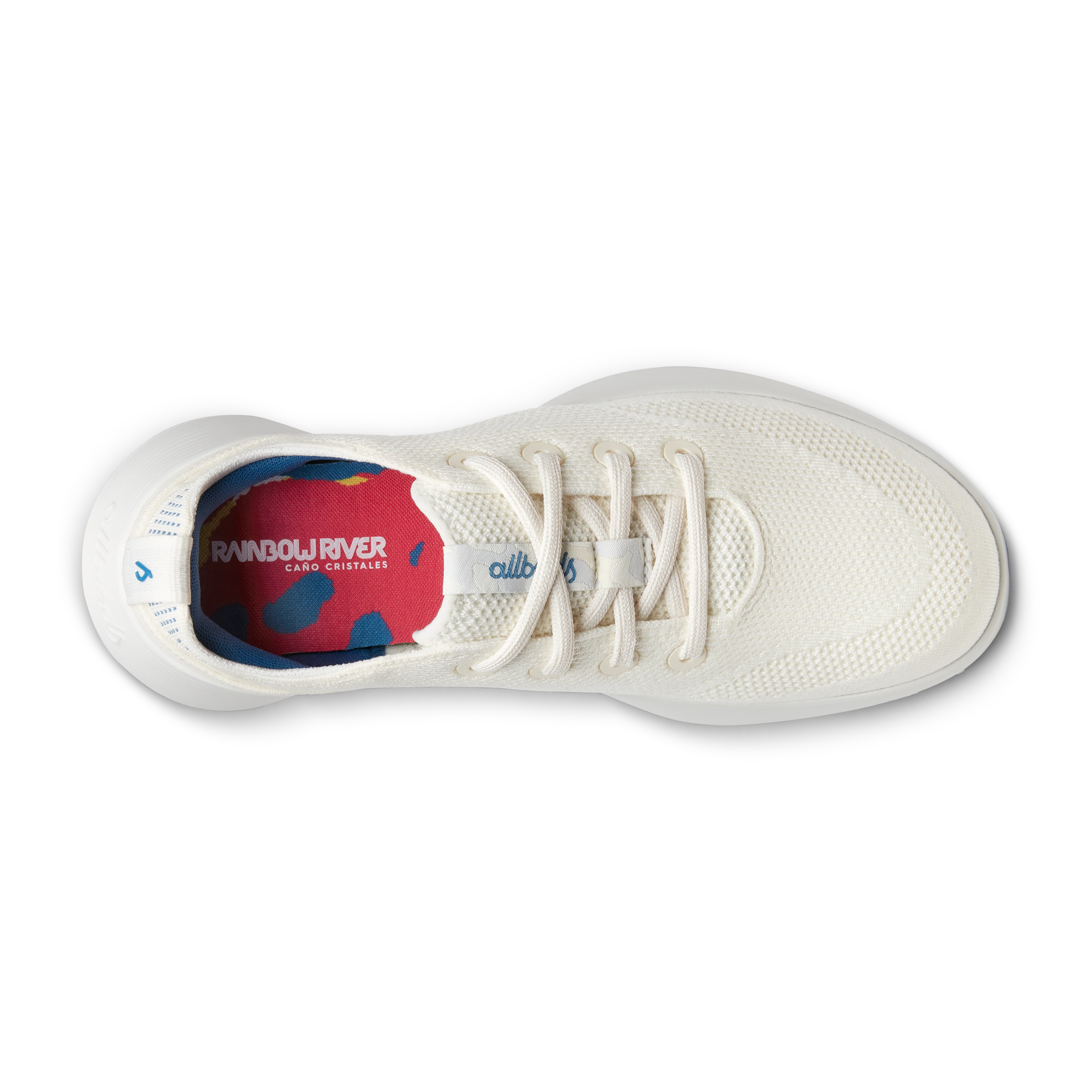 Women's Tree Runner Go - Natural White/Basin Blue (Barely Grey Sole) 3 Women's Tree Runner Go - Natural White/Basin Blue (Barely Grey Sole)