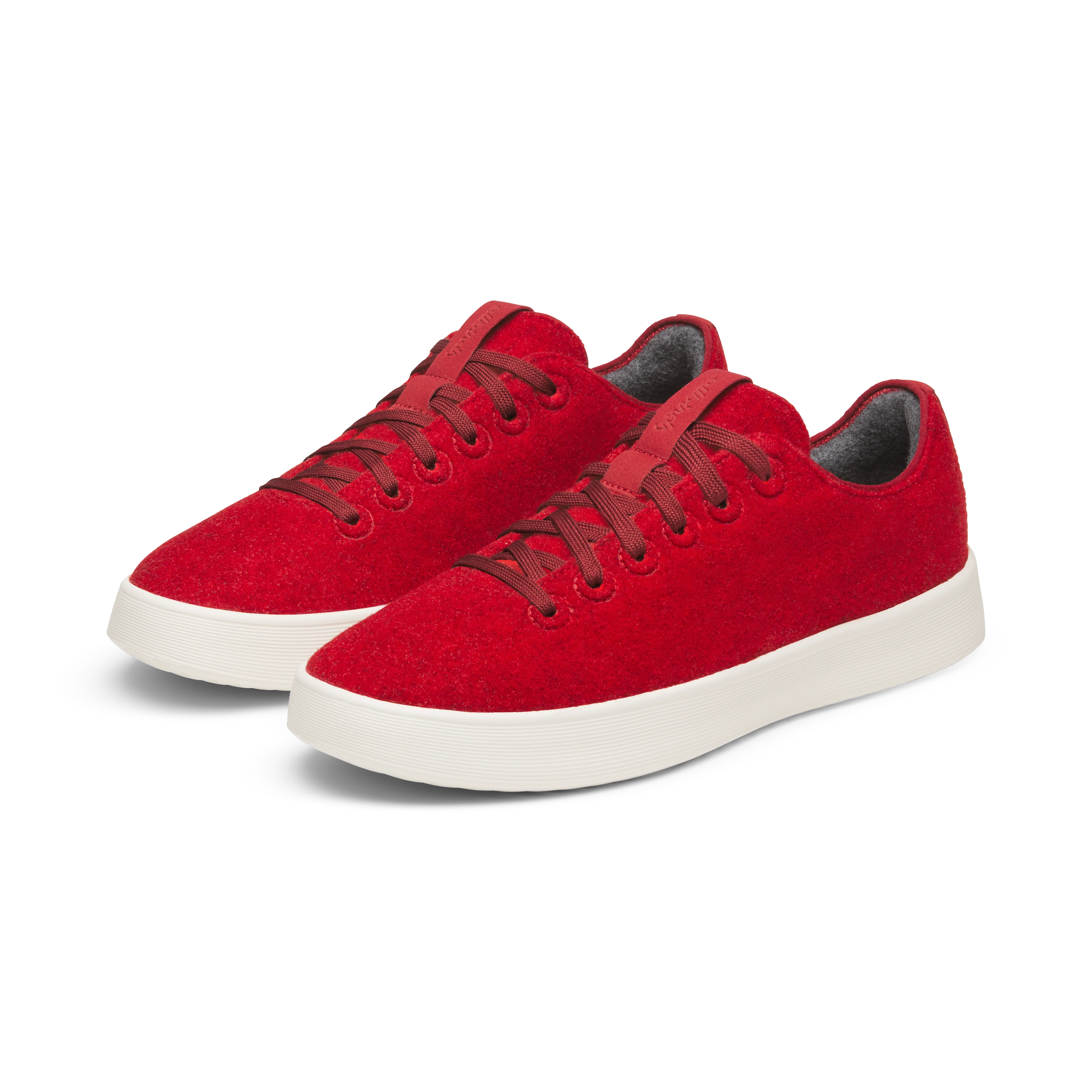 Men's Wool Cruiser - Poppy Red (Natural White Sole) 4 Men's Wool Cruiser - Poppy Red (Natural White Sole)