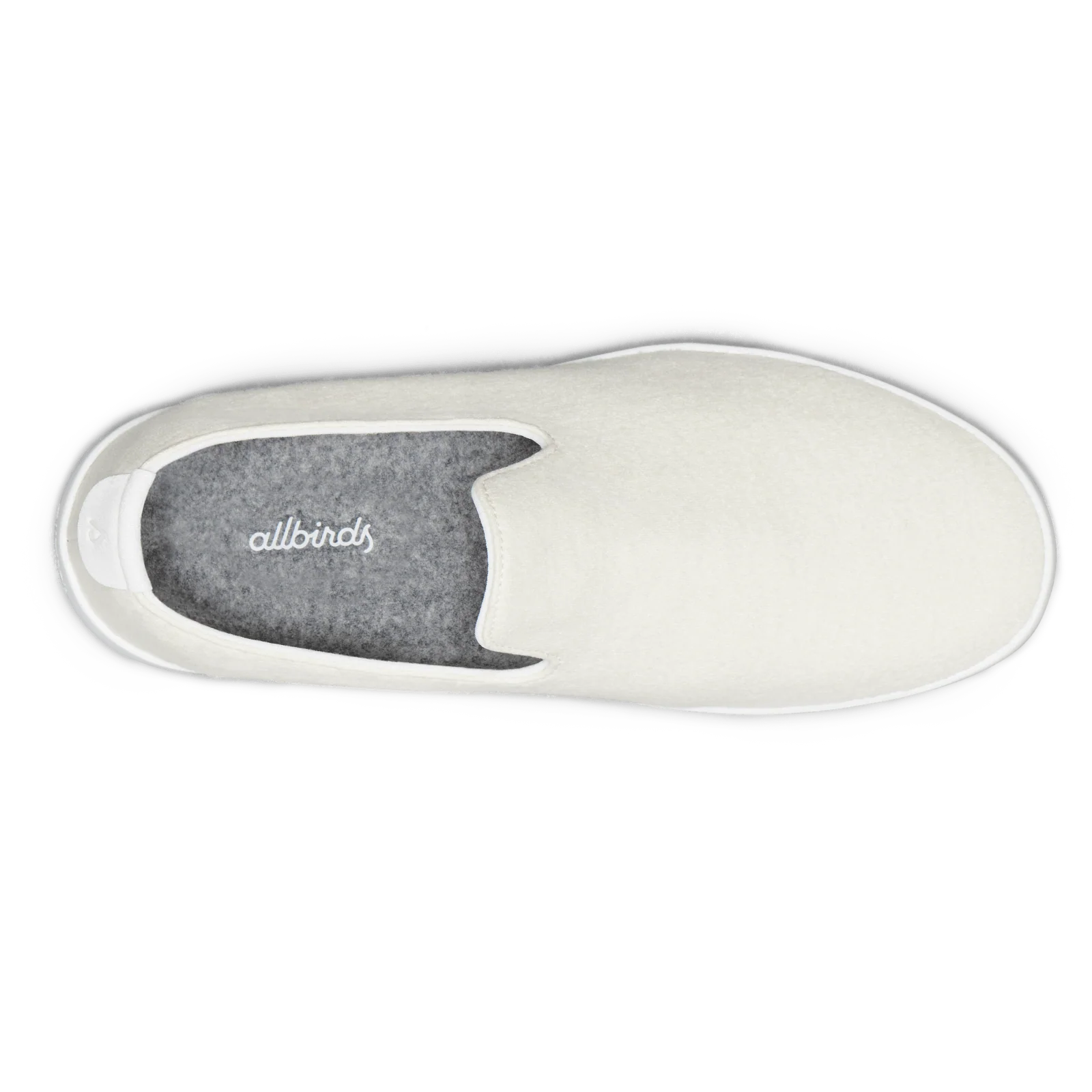 Men's Wool Lounger - Natural White (White Sole) 3 Men's Wool Lounger - Natural White (White Sole)