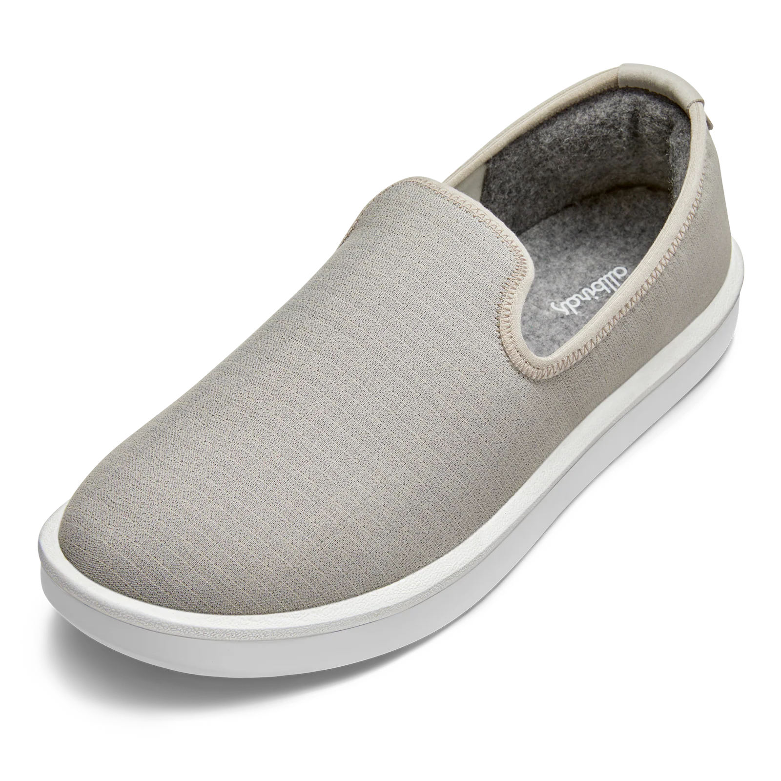 Men's Wool Lounger Woven - Pewter Grey (Blizzard Sole)