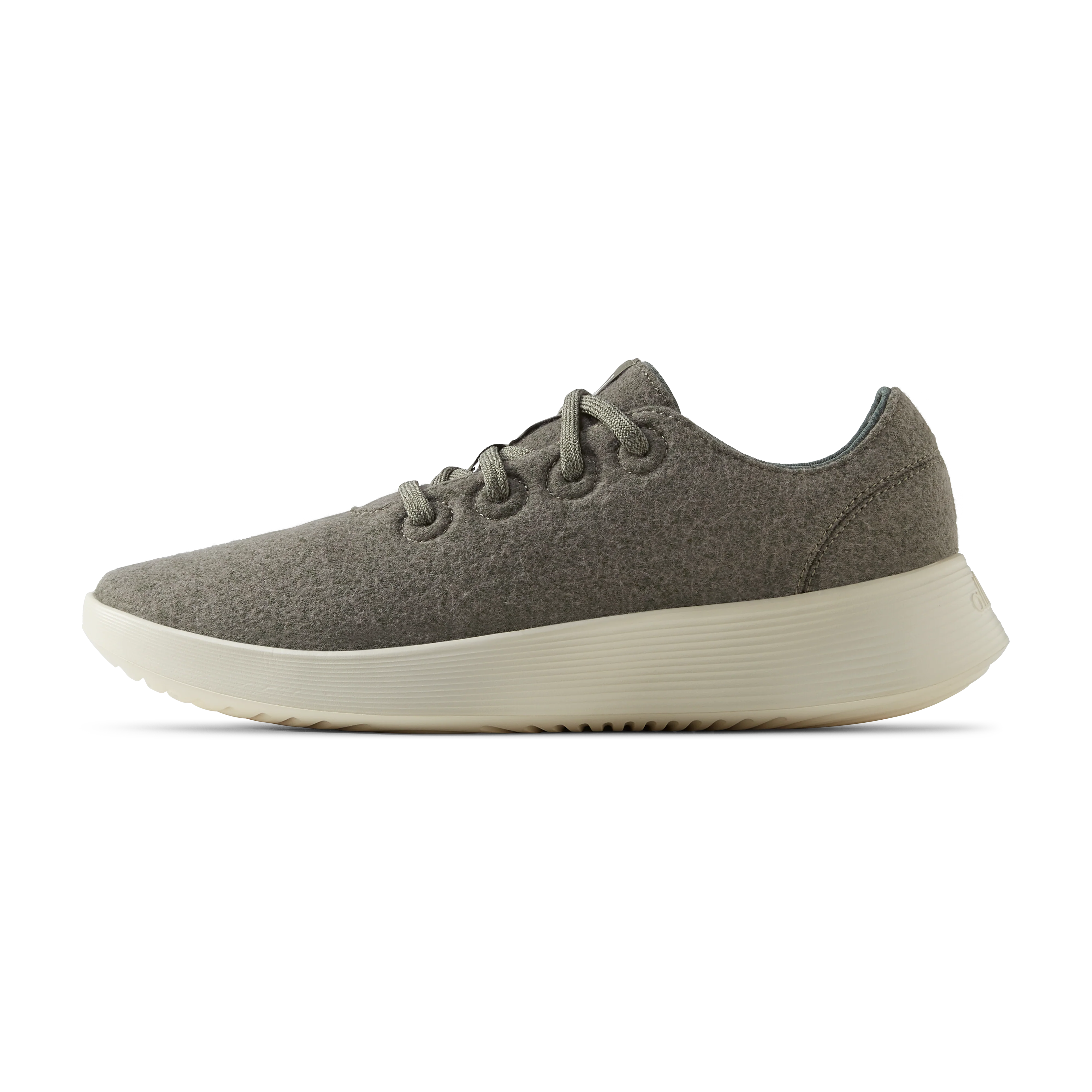 Men's Wool Runner Go - Rugged Green (Stony Cream Sole)