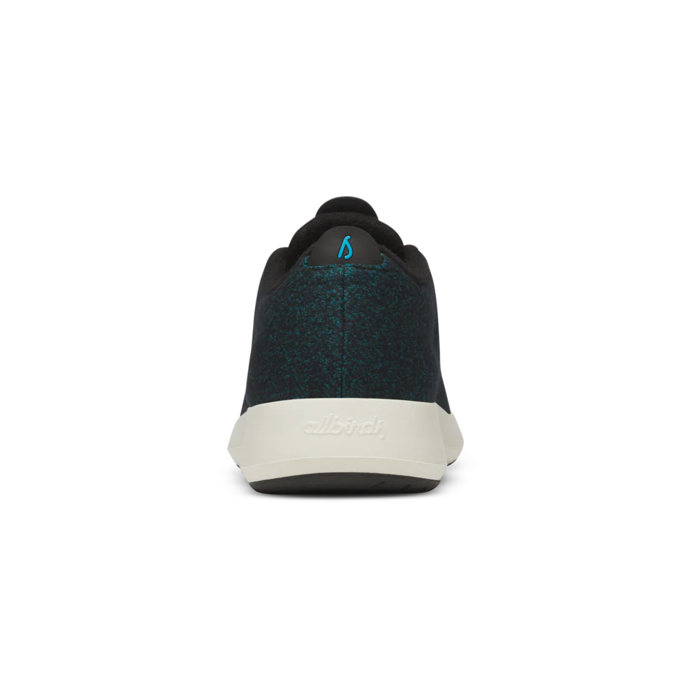 Women's Wool Runner Mizzle - Natural Black/Chasm Teal (Stony Cream Sole) 2 Women's Wool Runner Mizzle - Natural Black/Chasm Teal (Stony Cream Sole)