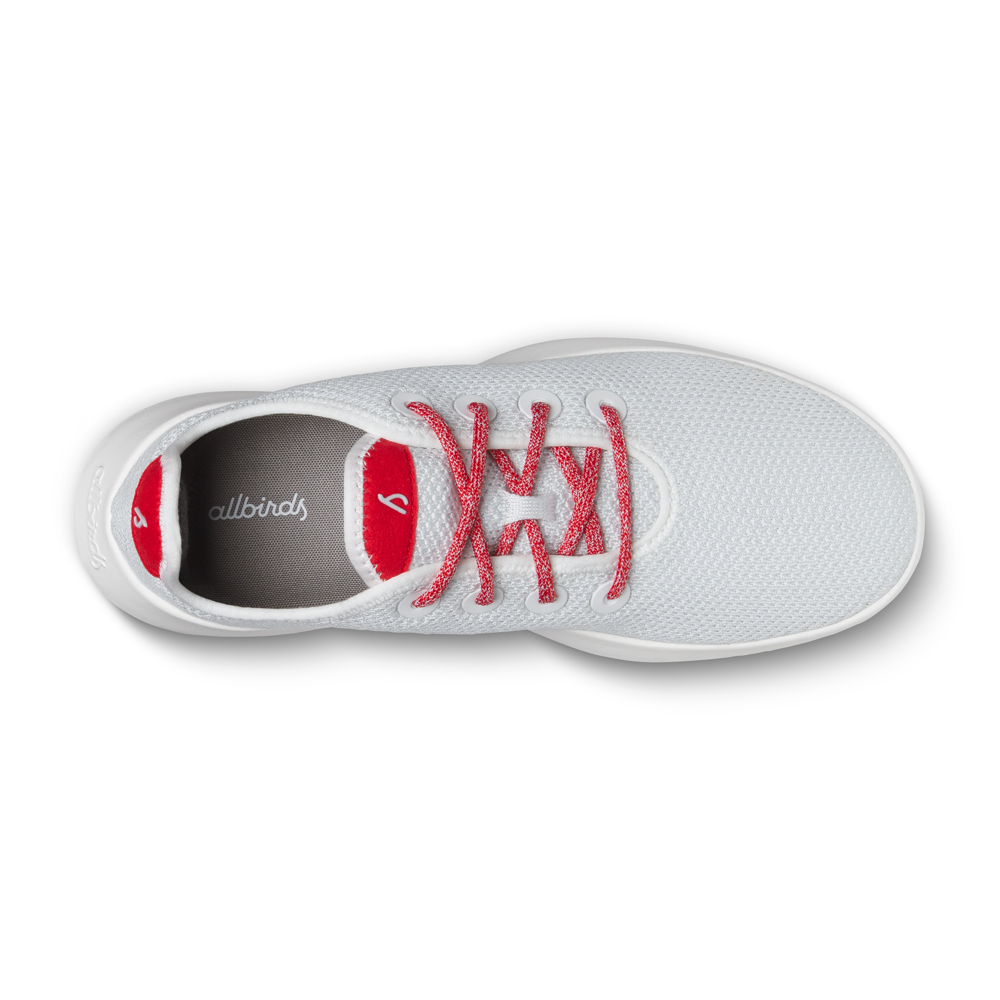 Women's Tree Runner - Blizzard/Bold Red (Blizzard Sole) 3 Women's Tree Runner - Blizzard/Bold Red (Blizzard Sole)