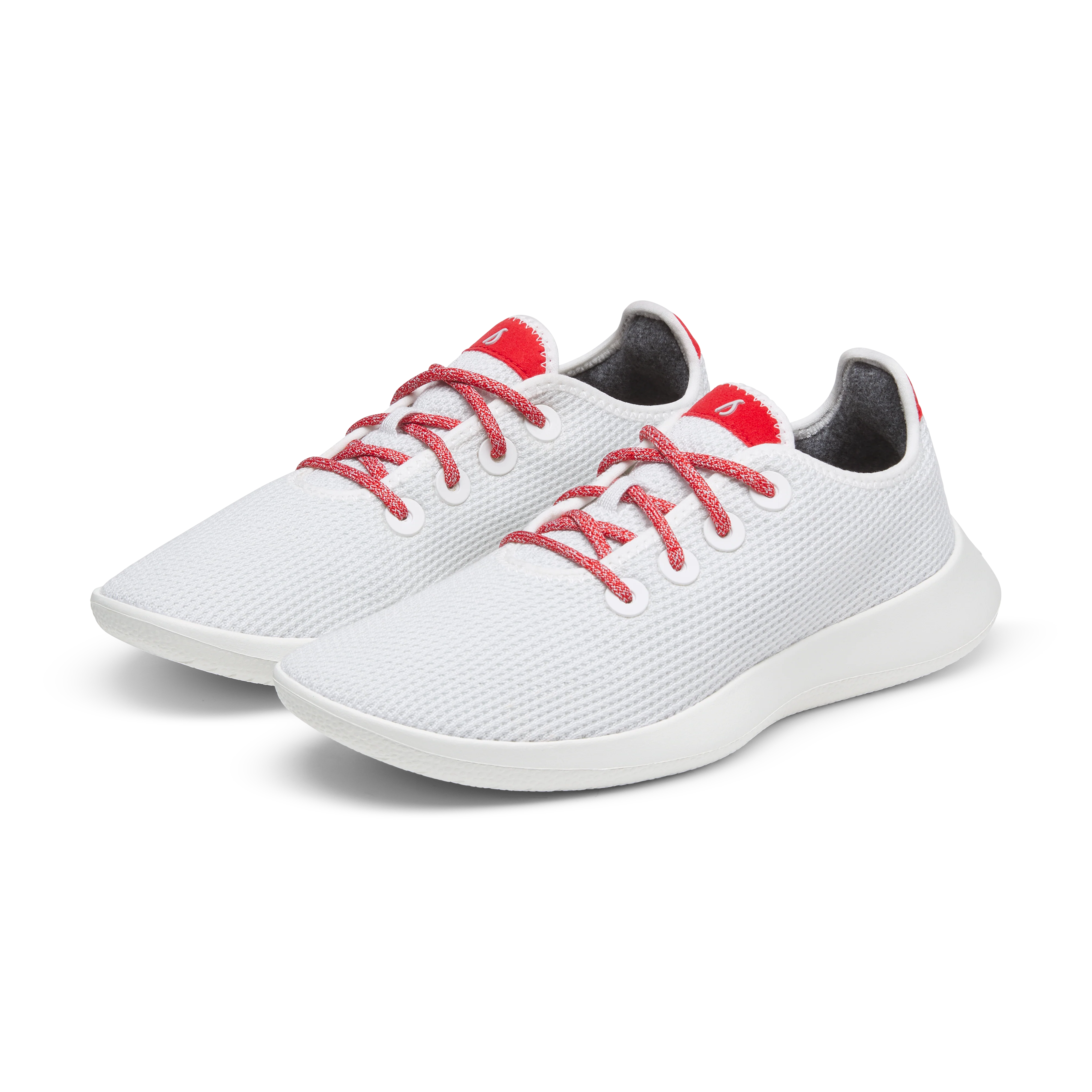 Women's Tree Runner - Blizzard/Bold Red (Blizzard Sole) 5 Women's Tree Runner - Blizzard/Bold Red (Blizzard Sole)