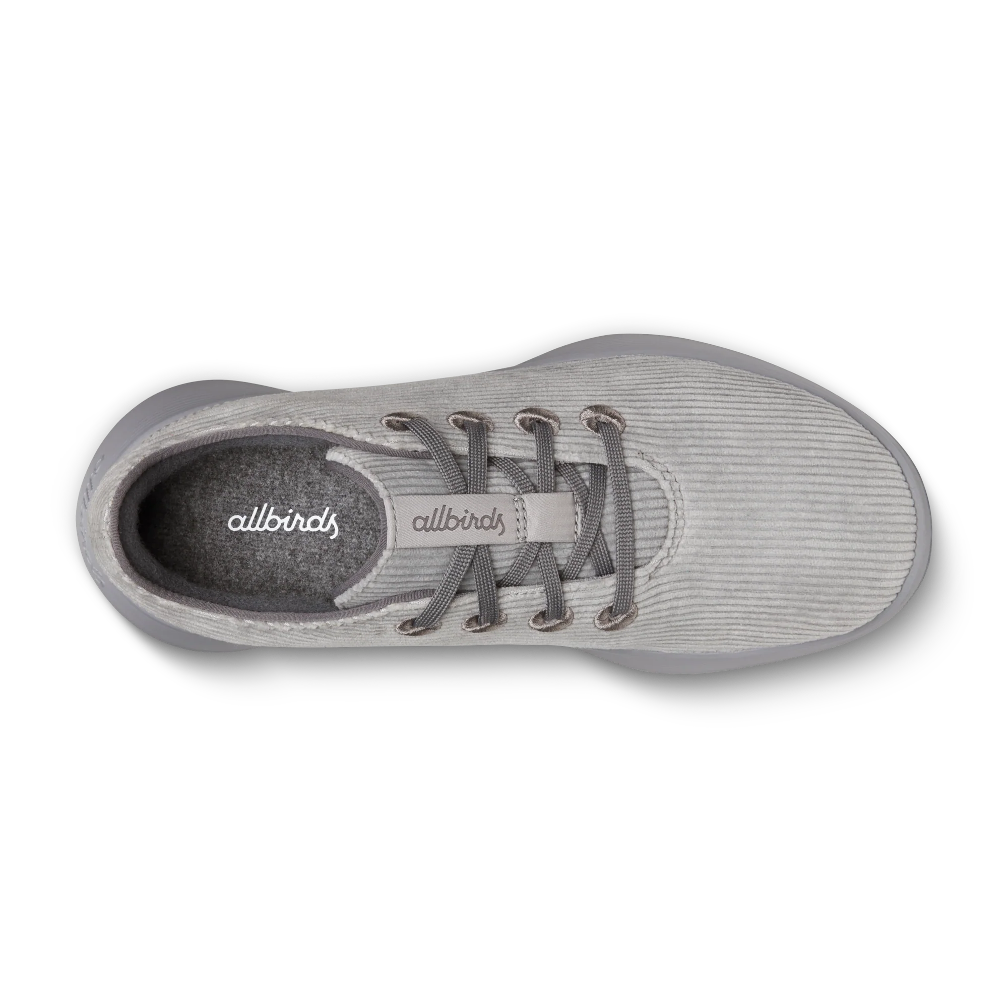 Women's Runner Go - Corduroy - Medium Grey (Medium Grey Sole) 3 Women's Runner Go - Corduroy - Medium Grey (Medium Grey Sole)