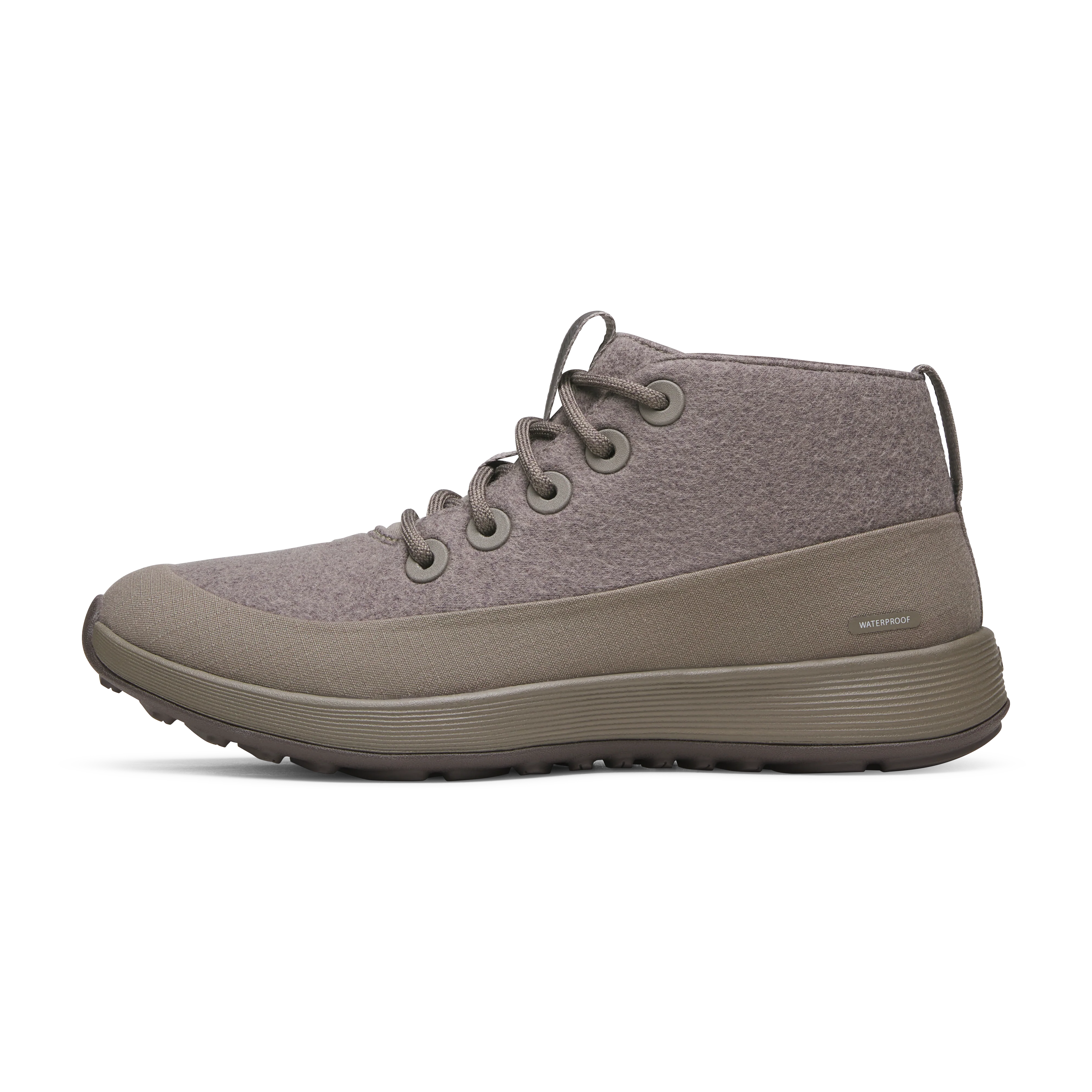 Men's Wool Runner NZ Mid Waterproof - Weathered Brown (Weathered Brown Sole)